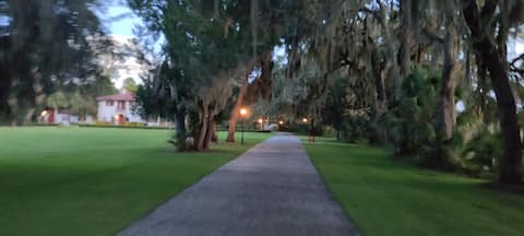 Entering the Historic District from the bike path